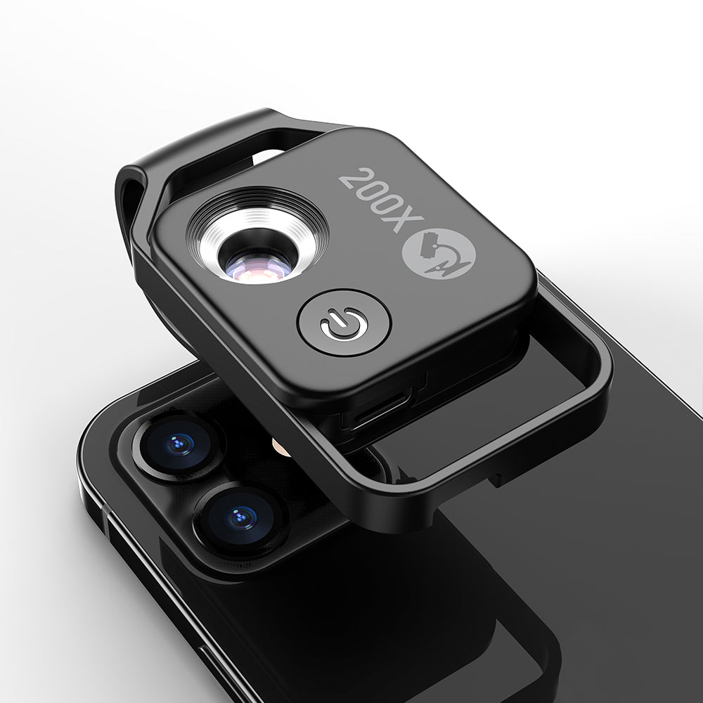 APEXEL 200X Mobile Phone Microscope with Polarised Filter