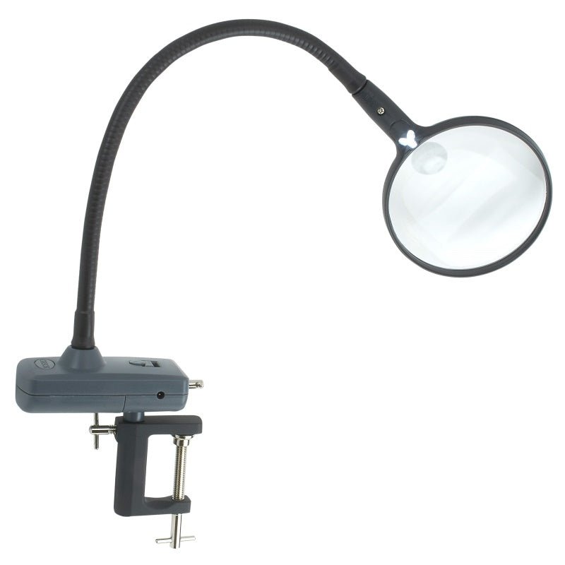 LED Illuminated Goose Neck Magnifier - Magnifiers NZ