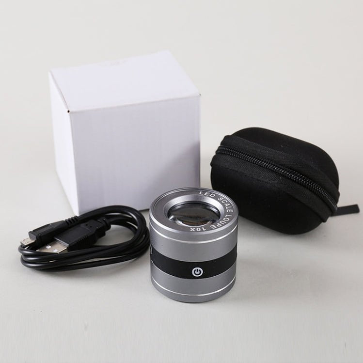 10X Inspection Magnifier with LED and Reticule — Magnifiers NZ