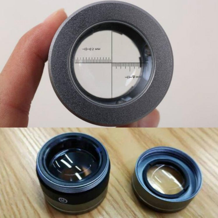 10X Inspection Magnifier with LED and Reticule — Magnifiers NZ