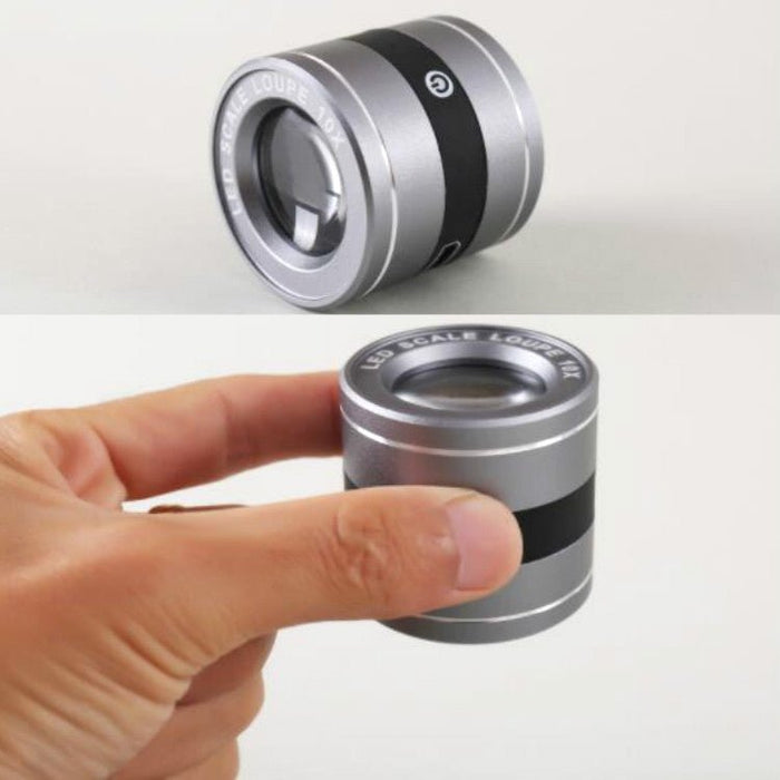 10X Inspection Magnifier with LED and Reticule — Magnifiers NZ