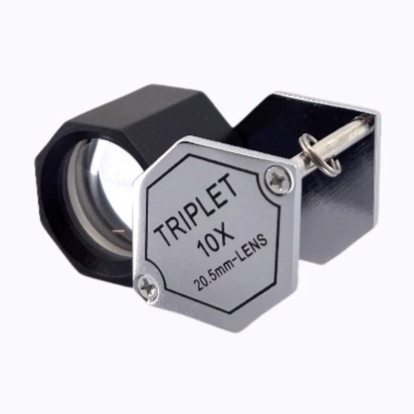 Big Inspection Magnifier 10X Pro Series Inspection Magnifier Triplet — Magnifiers NZ