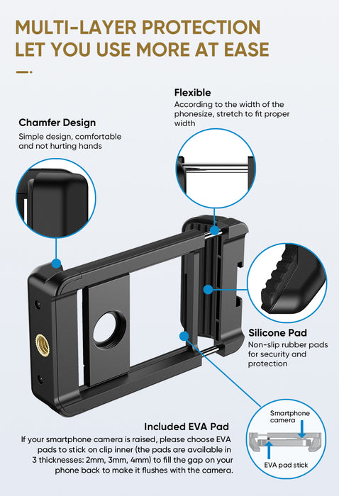 APEXEL Universal Phone Clip, 17mm Phone Lens Clip