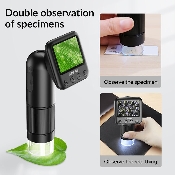 APEXEL Portable Hand Held magnifier with LCD Screen