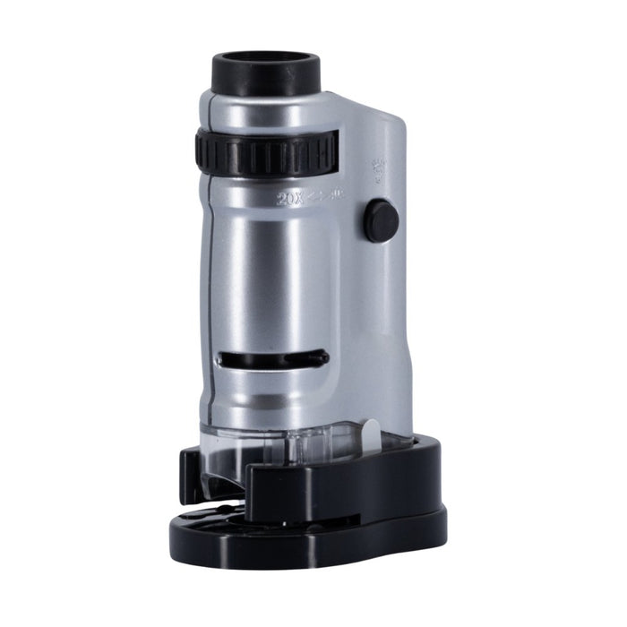 20 - 40X Pocket Microscope with Stand - Magnifiers NZ