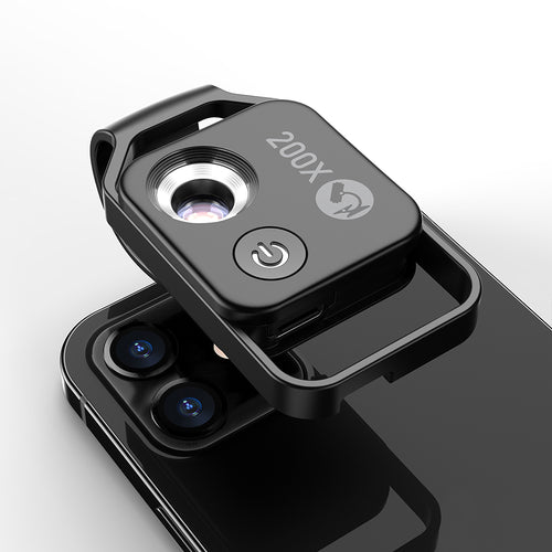 APEXEL 200X Mobile Phone Microscope with Polarised Filter