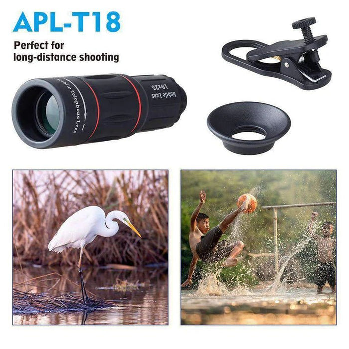 4 in 1 Telephoto 18x Lens Kit - Magnifiers NZ