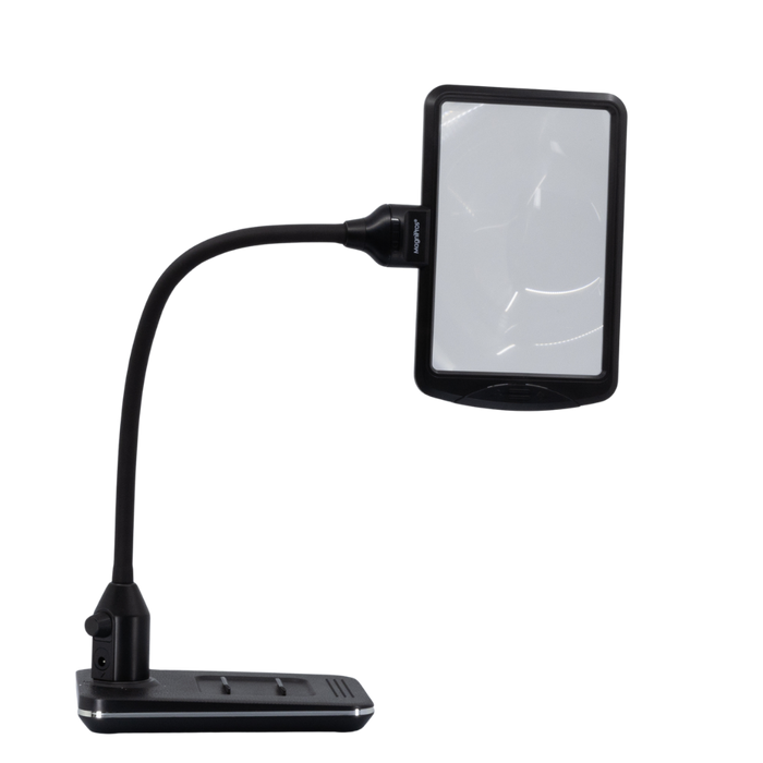 Large Magnipros Stand Magnifier with LED Lighting