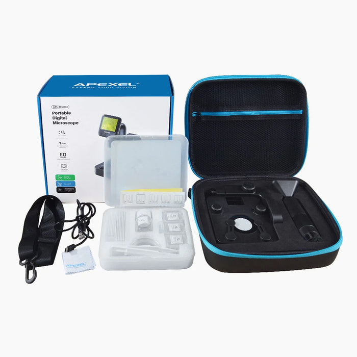 APEXEL High Resolution 20-100X Digital Microscope Lens Set