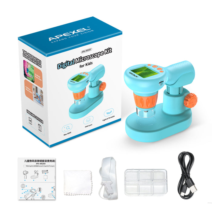 Apexel Woodpecker-Inspired Kids' Microscope