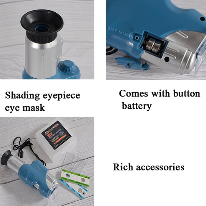 Childrens Education Field Microscope 20 - 60x - Magnifiers NZ