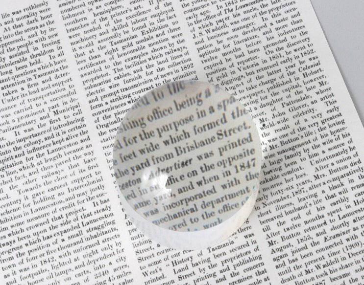 Dome Magnifier, Hand Polished, 3X65mm - Magnifiers NZ