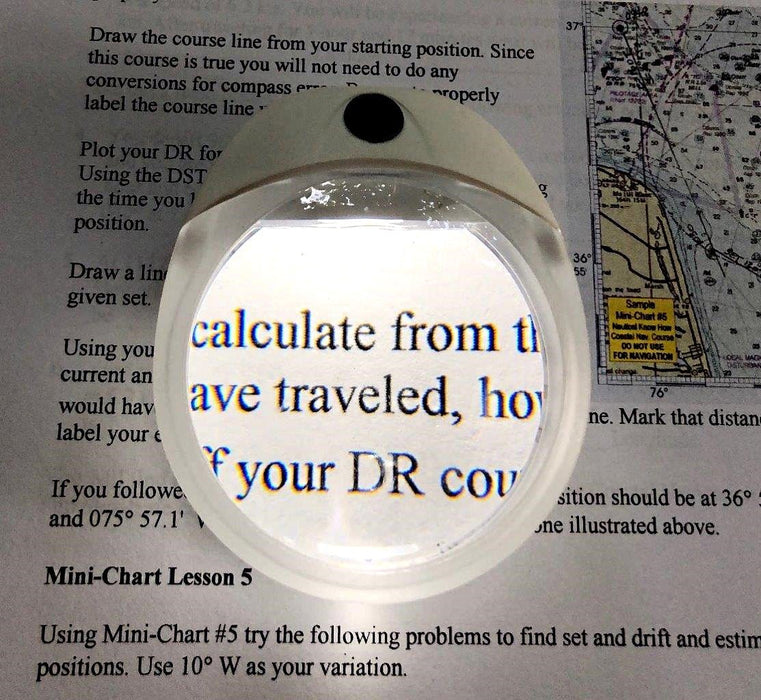 Dome Magnifying Glass With LED Light 5X - Magnifiers NZ