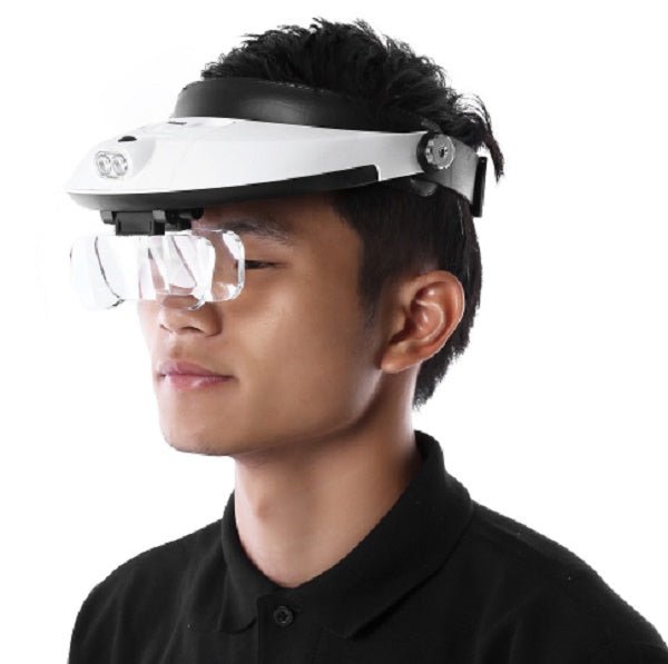 EziVue 5 Lens LED Head Band Magnifier - Magnifiers NZ