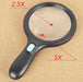 Large Hand Held Magnifier with LED Lighting - Magnifiers NZ