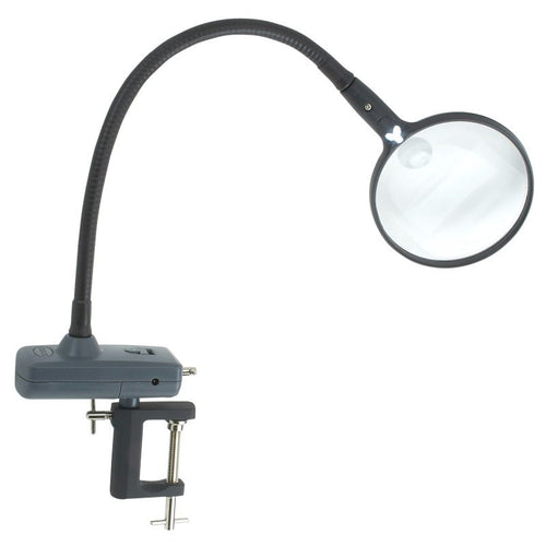 LED Illuminated Goose Neck Magnifier - Magnifiers NZ
