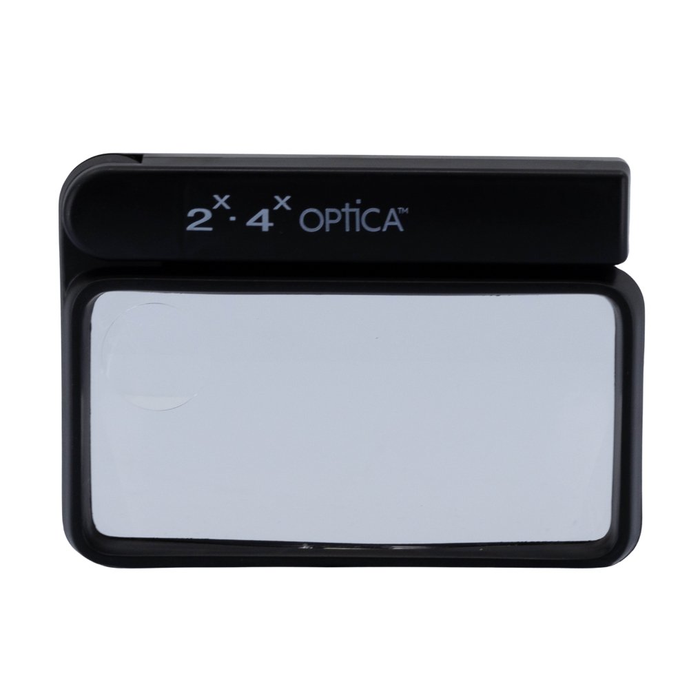 Rectangular Folding Magnifier, 2X - Magnifiers NZ