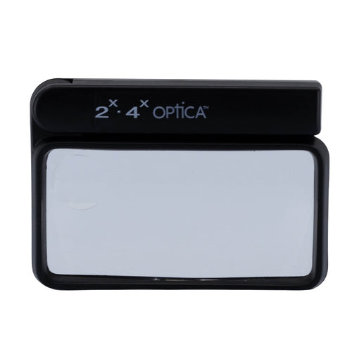 Rectangular Folding Magnifier, 2X - Magnifiers NZ