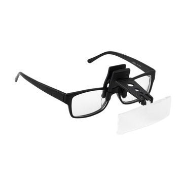 Clip on magnifying glasses top